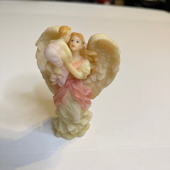 Vintage Seraphim Mariah Heavenly Joy Angel Figurine w/ Child - Picture 1 of 5